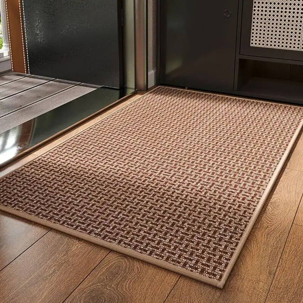 Badematte Extra Groß mit geometrischem Muster, ideal für Badezimmer und Eingangsbereich.