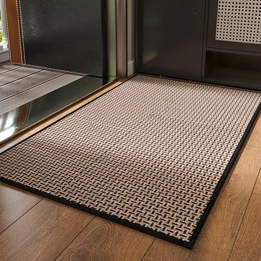 Badematte Extra Groß mit geometrischem Muster, ideal für Badezimmer und Flure.