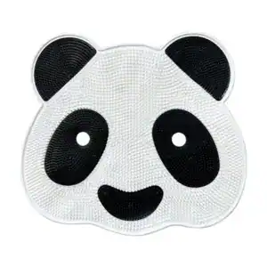 Massage Duschmatte Panda mit Noppen, Badematte für Kinder und Erwachsene.