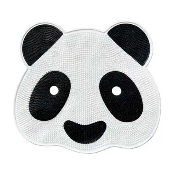 Massage Duschmatte Panda mit Noppen, Badematte für Kinder und Erwachsene.