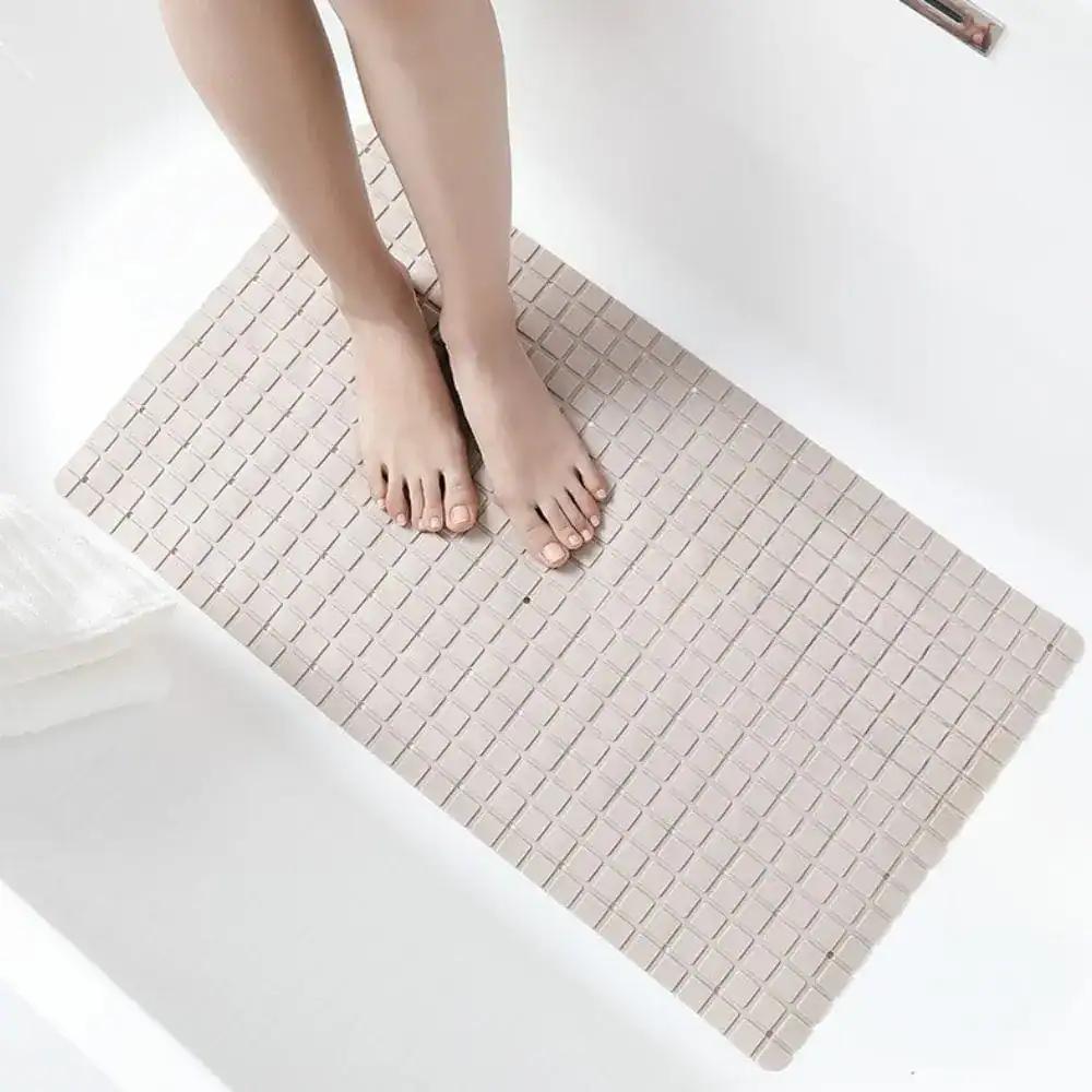 Rutschfeste Duschmatte für Senioren mit Mosaik-Struktur, sichere Badematte im Bad.