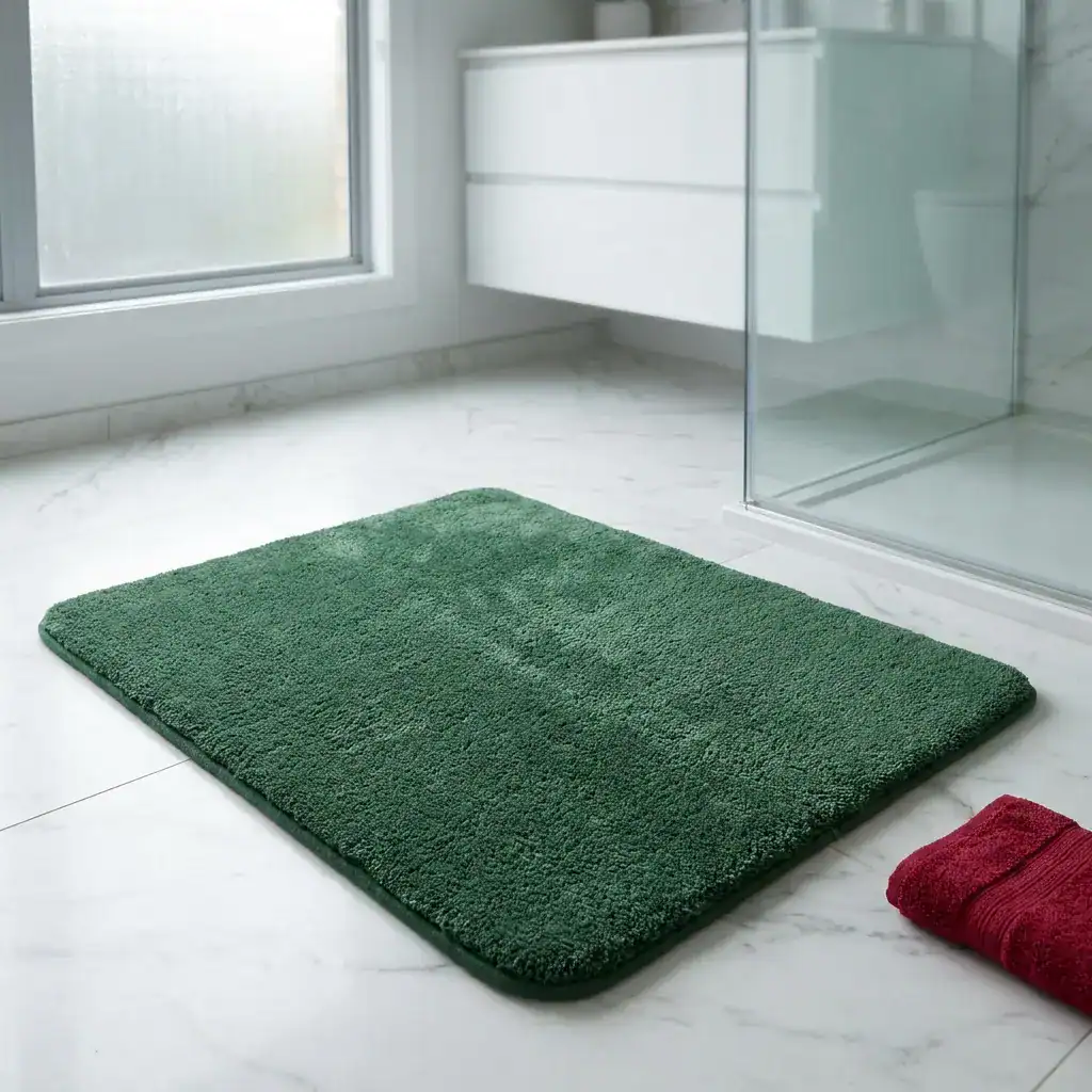 Badematte Grün