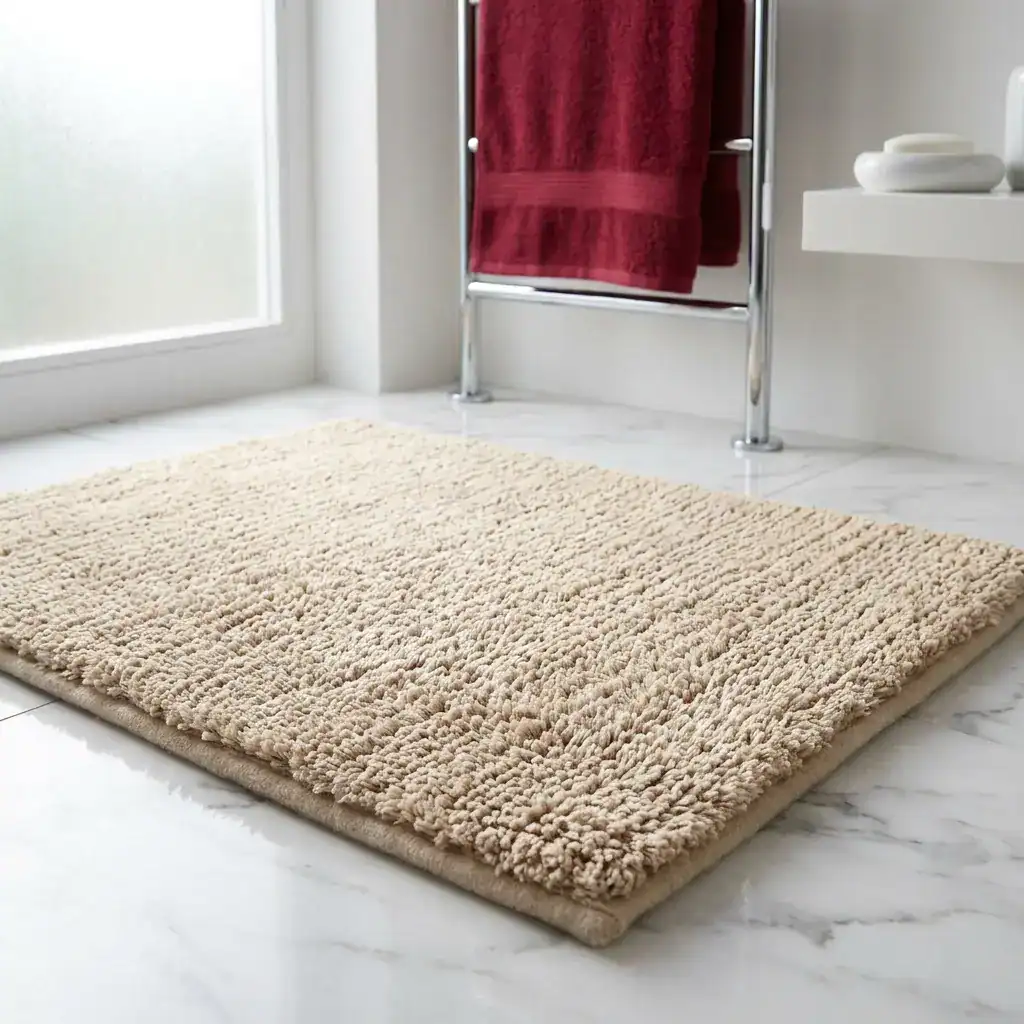 Badematte Beige