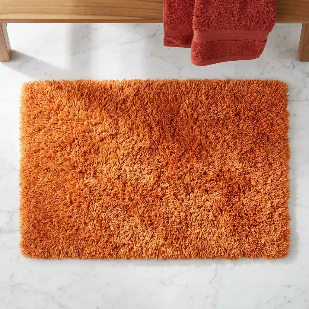 Badematte Orange